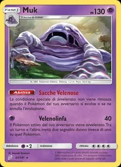 Muk card in Italian
