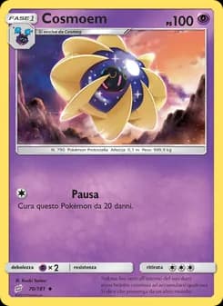 Cosmoem card in Italian