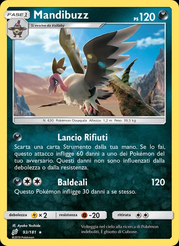 Mandibuzz card in Italian