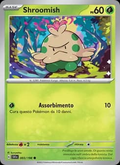 Shroomish card in Italian