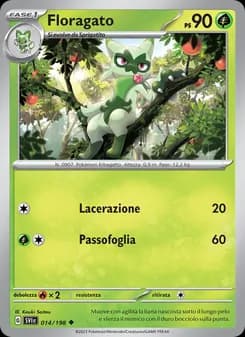 Floragato card in Italian