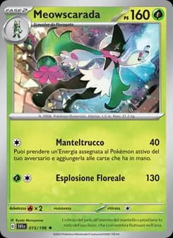 Meowscarada card in Italian