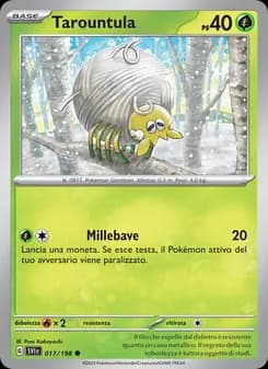 Tarountula card in Italian