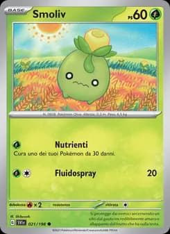 Smoliv card in Italian