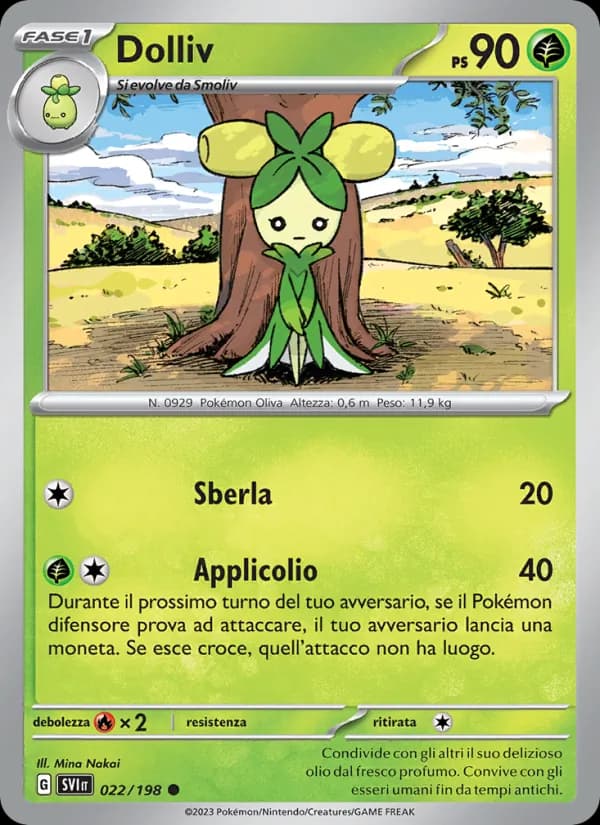 Dolliv card in Italian