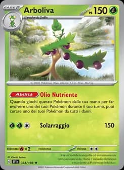 Arboliva card in Italian