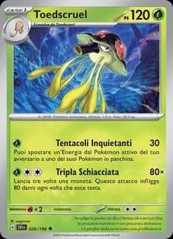 Toedscruel card in Italian