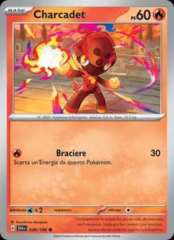 Charcadet card in Italian