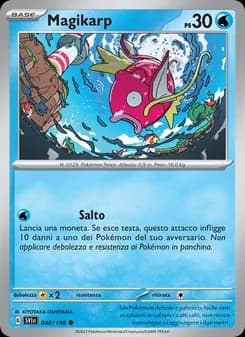 Magikarp card in Italian