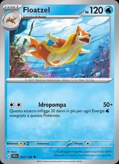 Floatzel card in Italian