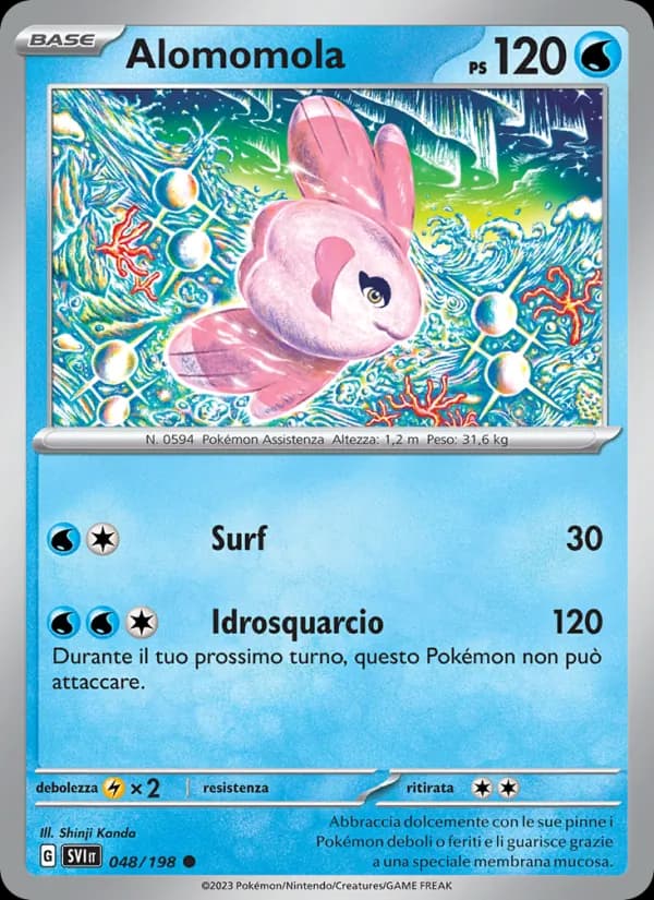 Alomomola card in Italian