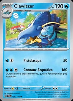 Clawitzer card in Italian