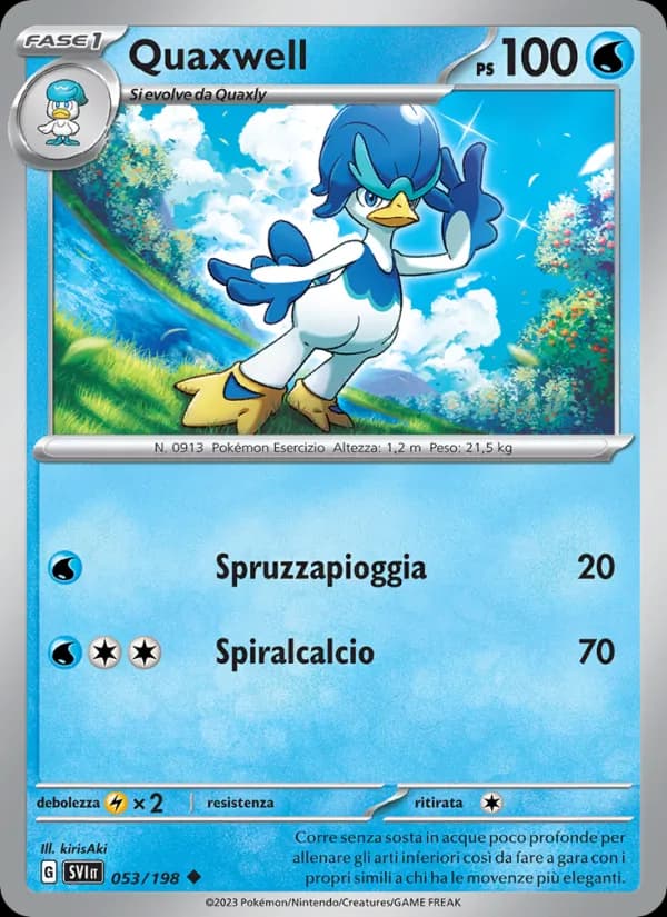 Quaxwell card in Italian