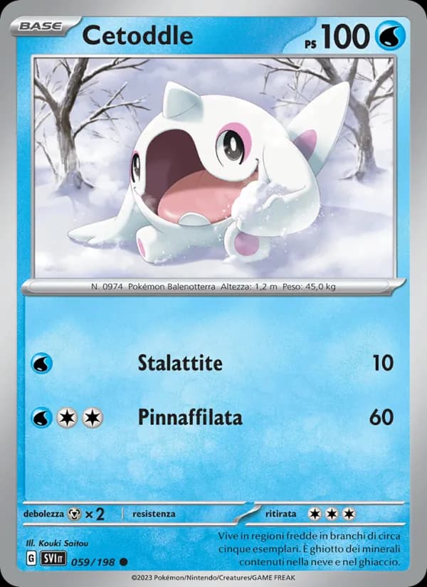 Cetoddle card in Italian