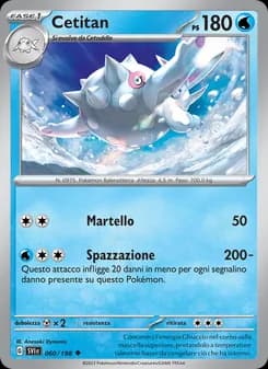 Cetitan card in Italian