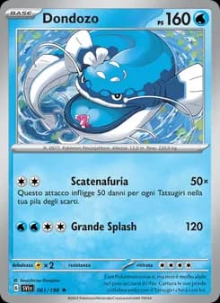 Dondozo card in Italian