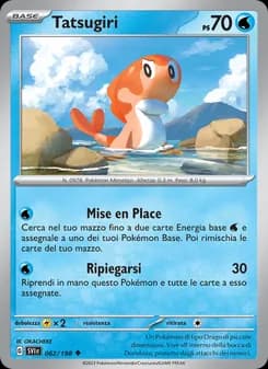 Tatsugiri card in Italian