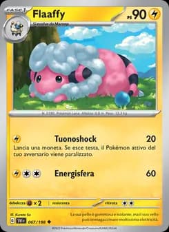 Flaaffy card in Italian