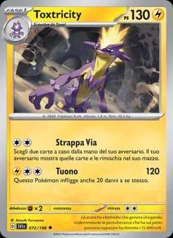 Toxtricity card in Italian
