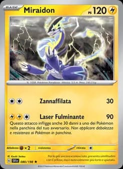 Miraidon card in Italian