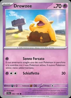 Drowzee card in Italian