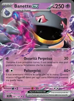 Banette-ex card in Italian