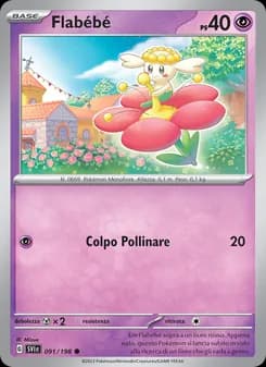 Flabébé card in Italian