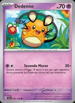 Dedenne card in Italian