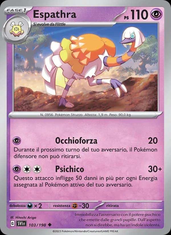 Espathra card in Italian
