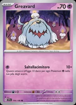 Greavard card in Italian
