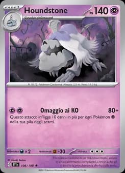 Houndstone card in Italian
