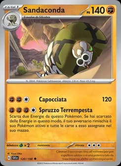 Sandaconda card in Italian