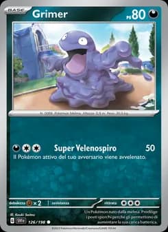 Grimer card in Italian