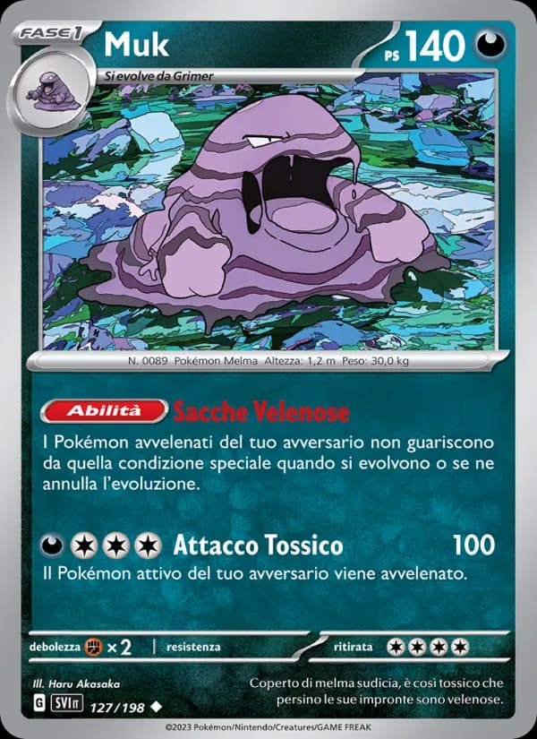Muk card in Italian