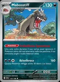 Mabosstiff card in Italian