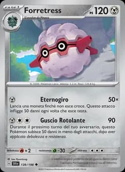 Forretress card in Italian