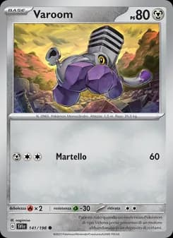 Varoom card in Italian