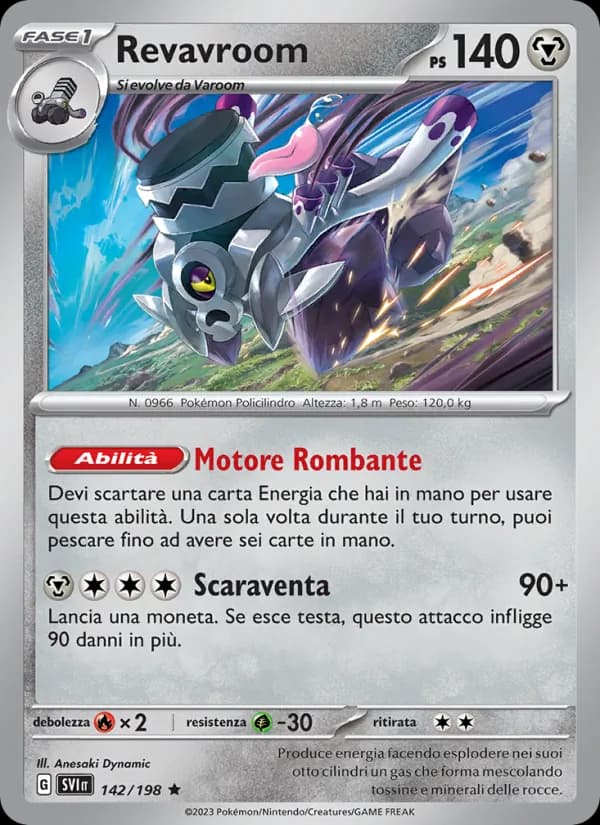 Revavroom card in Italian