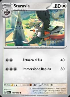 Staravia card in Italian
