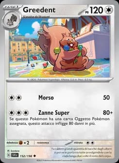 Greedent card in Italian