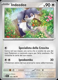 Indeedee card in Italian