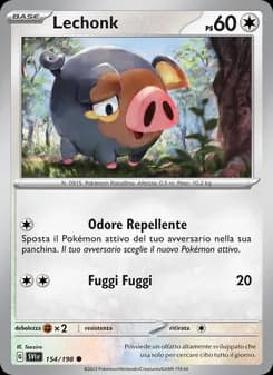 Lechonk card in Italian