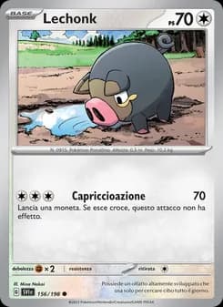 Lechonk card in Italian