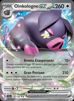 Oinkologne-ex card in Italian