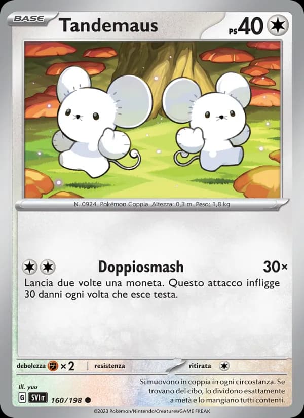 Tandemaus card in Italian