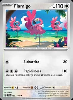 Flamigo card in Italian