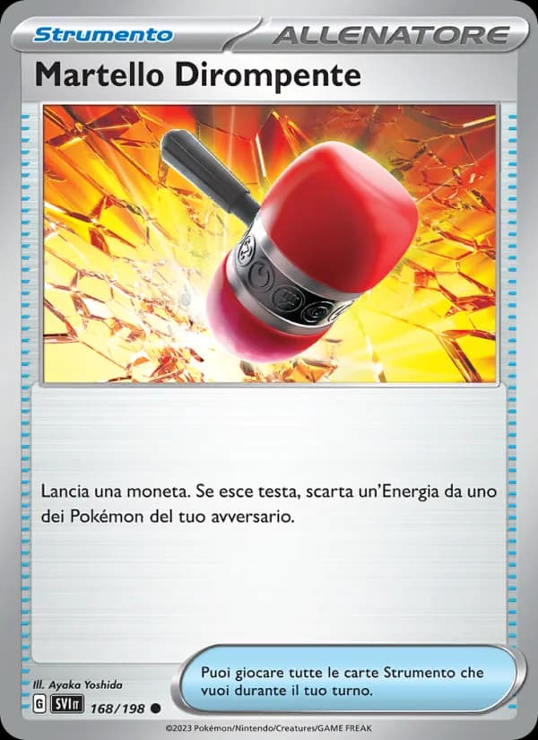 Martello Dirompente card in Italian