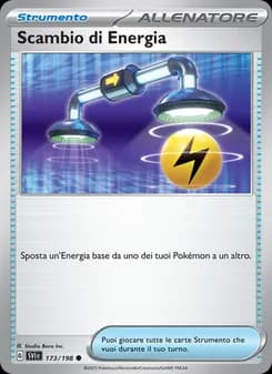 Scambio di Energia card in Italian