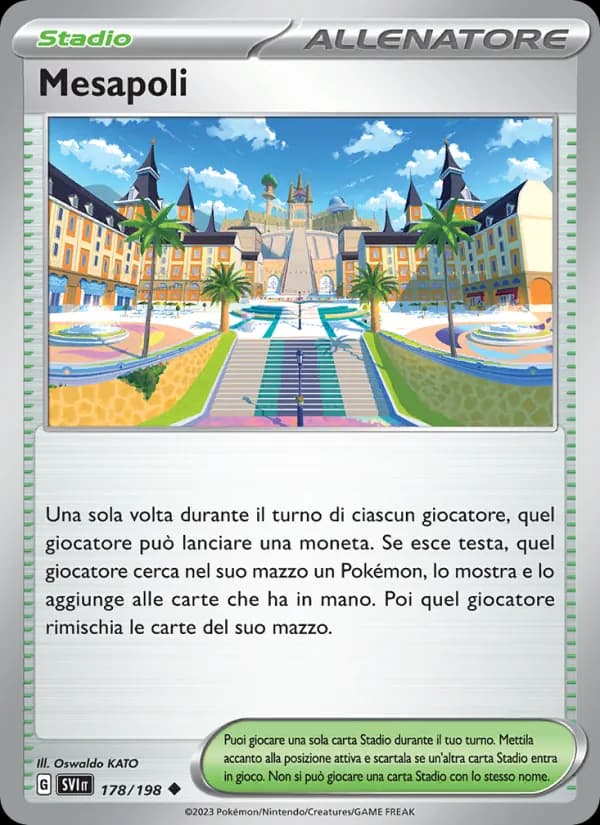 Mesapoli card in Italian