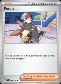 Penny card in Italian